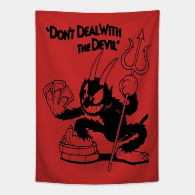 The Devil Cuphead Tapestry Official Cuphead Merch