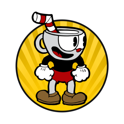 Cuphead Circle Tapestry Official Cuphead Merch