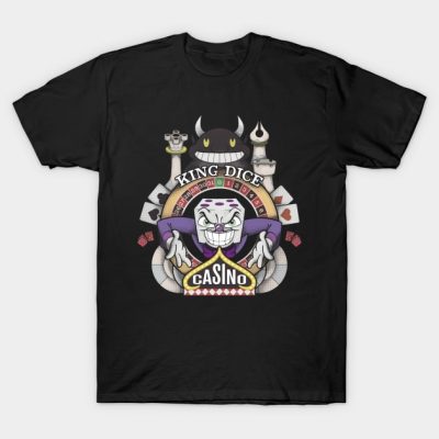 Cuphead King Dice Casino T-Shirt Official Cuphead Merch