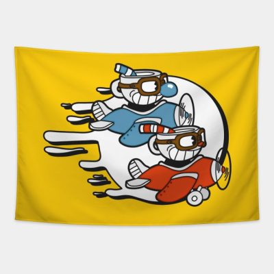 Cuphead Mugman Tapestry Official Cuphead Merch