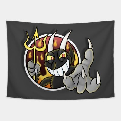 Cuphead The Devil Tapestry Official Cuphead Merch