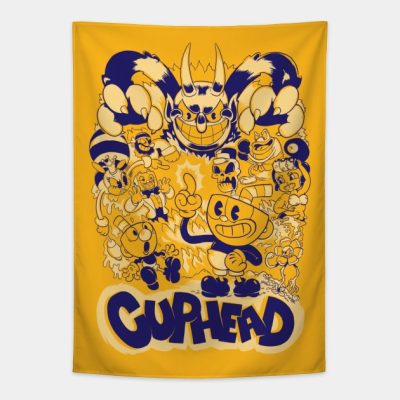 Cuphead Boss T Shirt Tapestry Official Cuphead Merch