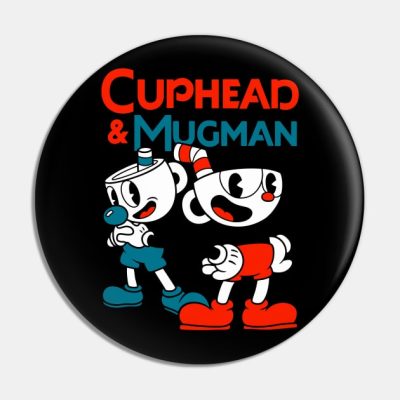 Cuphead And Mugman Pin Official Cuphead Merch