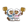 Ice Climbers Cuphead Throw Pillow Official Cuphead Merch