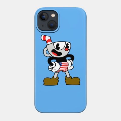 Cuphead Patriotic America Usa Phone Case Official Cuphead Merch
