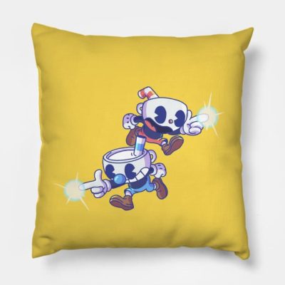 Cupheads Throw Pillow Official Cuphead Merch