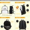 3pcs set Cuphead Mugman Backpack Boys Girls Students School Bags Lunch Bag Pencil Case Children Teens 3 - Cuphead Store