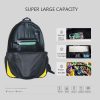 3pcs set Cuphead Mugman Backpack Boys Girls Students School Bags Lunch Bag Pencil Case Children Teens 4 - Cuphead Store