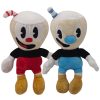 Anime Game 25cm Cuphead Plush Kawaii Mugman Soft Peluche Stuffed Doll Toys Cartoon Character For Kid - Cuphead Store