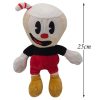 Anime Game 25cm Cuphead Plush Kawaii Mugman Soft Peluche Stuffed Doll Toys Cartoon Character For Kid 5 - Cuphead Store