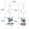 Cartoon Game Cuphead Keychain Cup Head Key Chains Metal Keyrings Porte Clef Rat Key Holder Keyring 1 - Cuphead Store