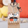 Game Cuphead Keychain Cup Head Luck Mouse Porte Clef Rat Keyring - Cuphead Store
