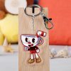 Game Cuphead Keychain Cup Head Luck Mouse Porte Clef Rat Keyring 4 - Cuphead Store