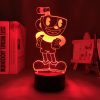Gaming Led Night Light Mugman Red Cuphead for Child Bedroom Decoration Nightlight Birthday Gift Room Decor - Cuphead Store