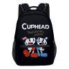 Japan Anime Cuphead Backpack 3D Printed Boys Girls Cartoon Oxford Waterproof Schoolbag Children Students Laptop Backpack 1 - Cuphead Store