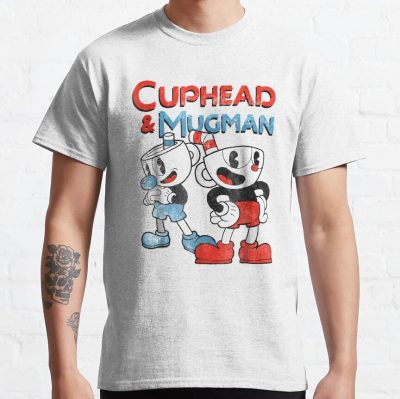 Cuphead Mugman Dynamic Duo Graphic T Shirt T-Shirt Official Cuphead Merch