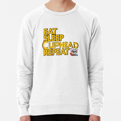 Cuphead Tshirt / Eat Sleep Cuphead Repeat Sweatshirt Official Cuphead Merch