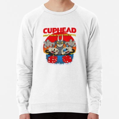 Cuphead Mugman Dont Deal With The Devil Sweatshirt Official Cuphead Merch