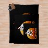 Cuphead Vintage Sunset Throw Blanket Official Cuphead Merch