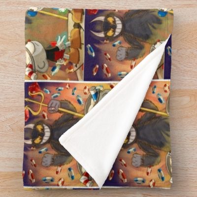 Art - Cuphead Throw Blanket Official Cuphead Merch