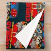 Cuphead Mugman Dont Deal With The Devil Throw Blanket Official Cuphead Merch