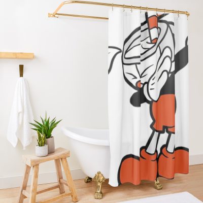 Cuphead Dab Shower Curtain Official Cuphead Merch