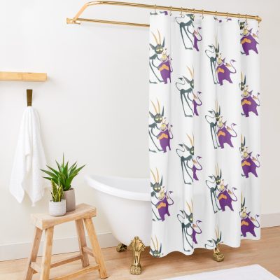 Cuphead - Devilx Henchman Shower Curtain Official Cuphead Merch