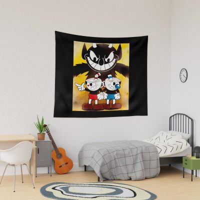 Art - Cuphead Tapestry Official Cuphead Merch