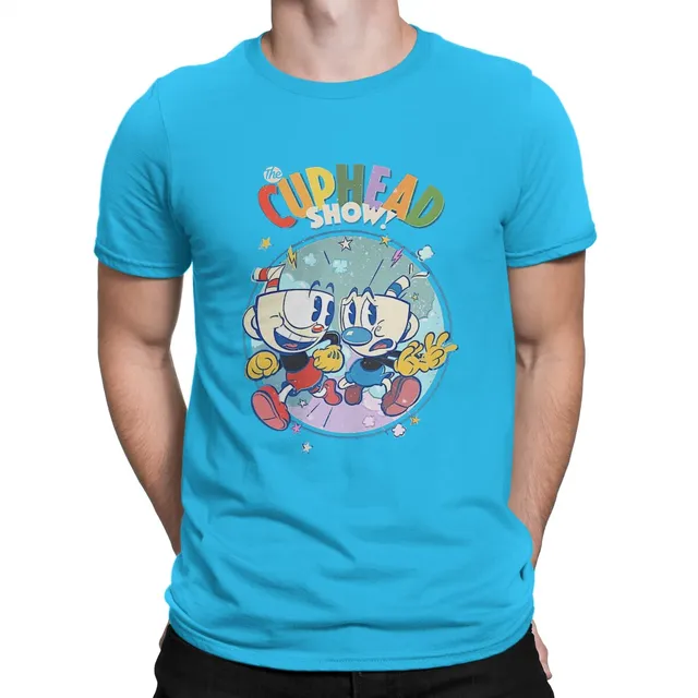 Color Men T Shirt Cuphead Creative Tees Short Sleeve Crew Neck T Shirts Pure Cotton Gift.jpg 640x640 16 - Cuphead Store