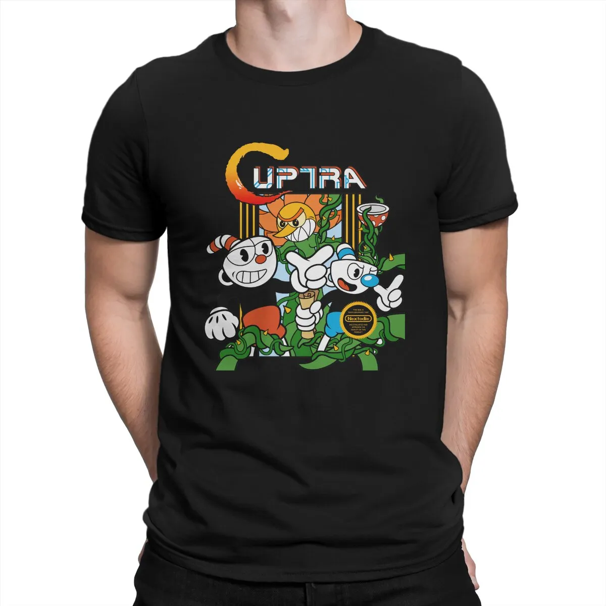 Cuphead Ms Chalice Game Men s TShirt Cuptra Distinctive T Shirt Graphic Streetwear New Trend - Cuphead Store
