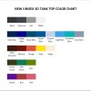 tank top color chart - Cuphead Store
